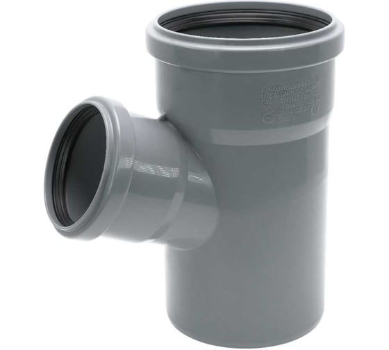 Изображение товара Канализационный тройник Ostendorf 67 градусов, 110х75 115310