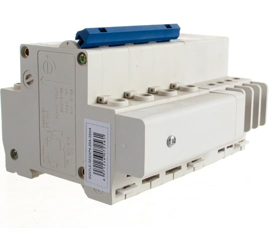 Изображение товара Дифференциаль автомат ANDELI DZ47LE-63 4P 20A 30mA тип AC х-ка С ADL02-011