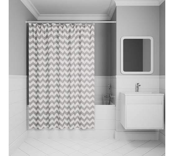 Изображение товара Штора для ванной IDDIS 200x180 см, полиэстер BR02P18i11