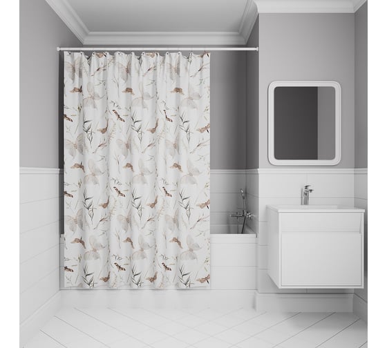 Изображение товара Штора для ванной IDDIS 200x180 см, полиэстер BP05P18i11