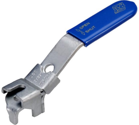 Изображение товара Рукоятка с блокирующим механизмом для шаровых кранов RUB 1/4, 3/8, 1/2 PBFA13