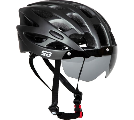 Изображение товара Шлем STG WT-037, M/54-58 см с визором, серый Х112441