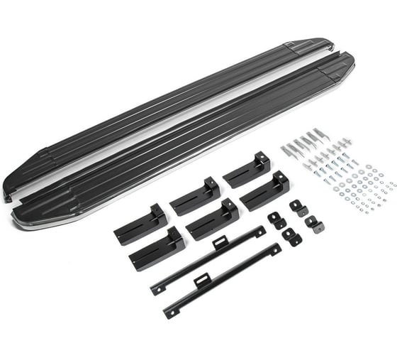 Изображение товара Алюминиевые пороги Rival Premium для Skoda Kodiaq II 2017-н.в., 180 см, 2 шт., A180ALP.5102.2