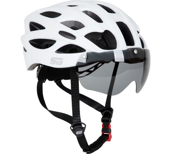 Изображение товара Шлем STG WT-037, M/54-58 см с визором, белый Х112443