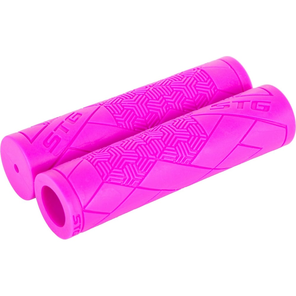 Изображение товара Грипсы STG Base 126 мм фиолетовые для велосипеда и скутера