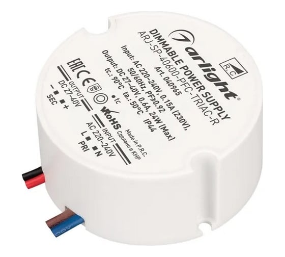 Изображение товара Блок питания Arlight ARJ-SP-40600-PFC-TRIAC-R 1шт 040965