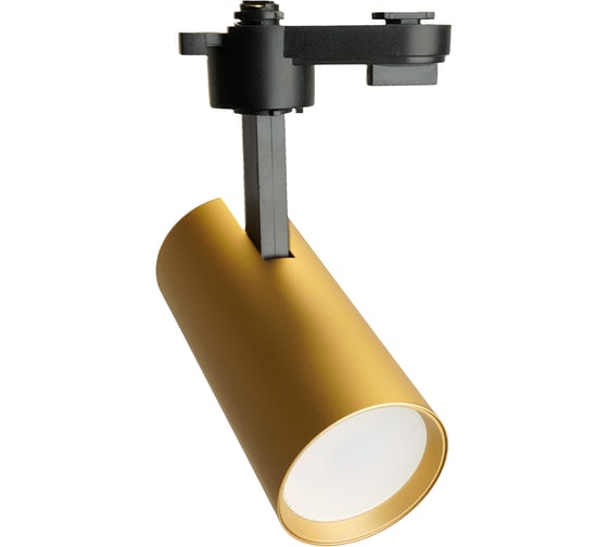 Изображение товара Трековый однофазный светильник FERON al195 на шинопровод под лампу gu10 50W, золото, 48716