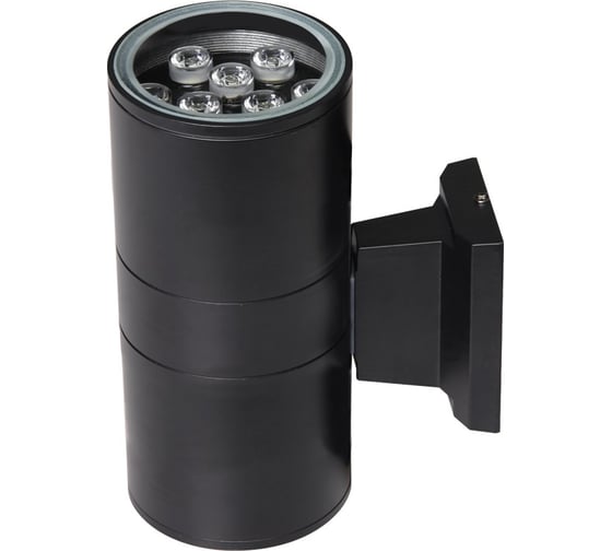 Изображение товара Светодиодный светильник Jazzway архитектурный PWL-300110/30D 2х12Вт 6500К BL черный фасадный 230В/50Гц IP65 5015142B