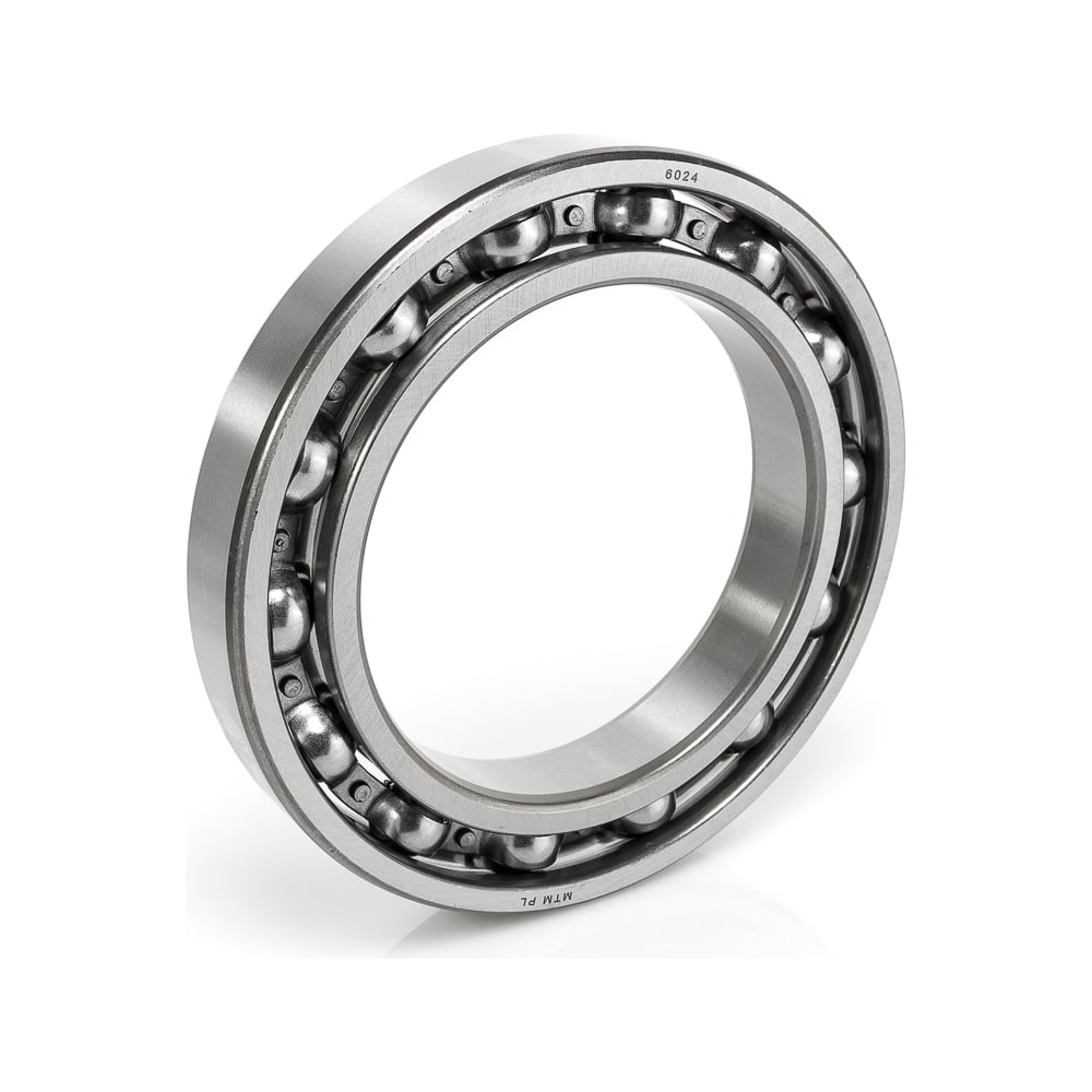 Изображение товара Подшипник шариковый однорядный 124 6024 MTM радиальный металлический чистый