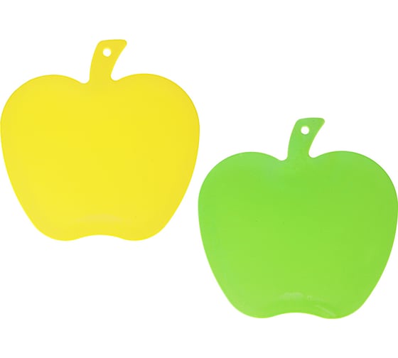 Изображение товара Разделочная доска Кошкин Дом Яблоко, пластик, 25x25x0,2 см 50-19-008
