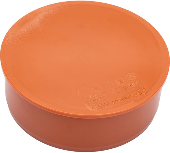 Изображение товара Заглушка наружной канализации Ostendorf ПВХ, 125 мм 221620