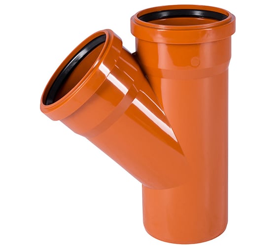 Изображение товара Тройник наружной канализации Ostendorf 45 градусов, 250х250 224300