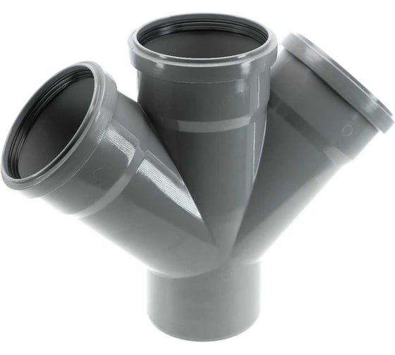 Изображение товара Канализационная крестовина Ostendorf 45 градусов, 110 мм 115880