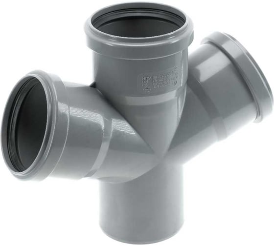 Изображение товара Канализационная крестовина Ostendorf 67 градусов, 75 мм 113900