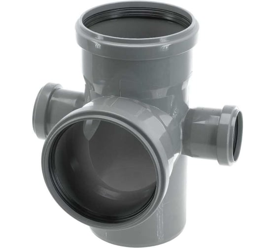 Изображение товара Канализационная крестовина Ostendorf пятерник 87 градусов, 110х50х50х110 мм 115970