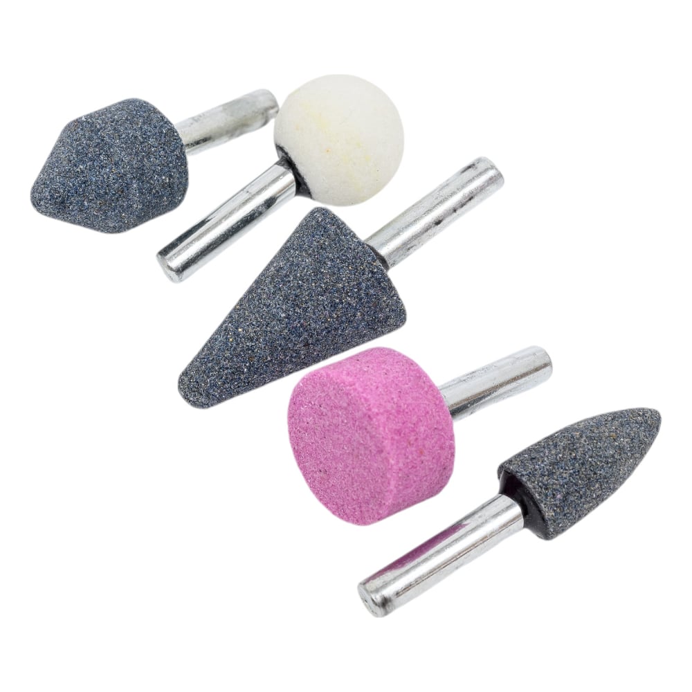 Изображение товара Комплект абразивных камней 5 предметов хвостовик 6 мм Partner PA-SK-108