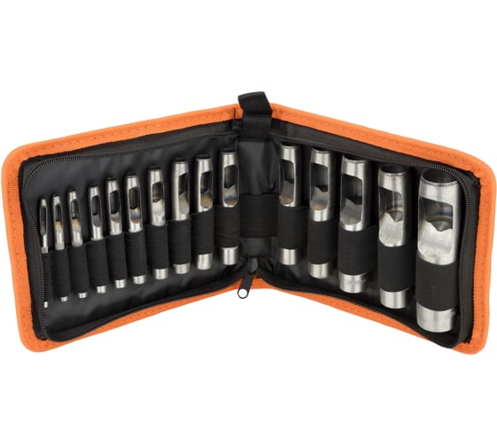 Изображение товара Набор просечек АвтоDело 3.0-25.0 мм 15 шт. в сумке 40415 13398