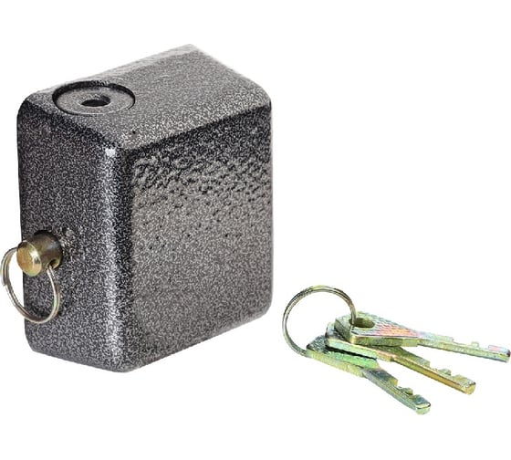 Изображение товара Навесной п-образный замок Smartbuy корпус 68 75 мм, 3 ключа SBT-LK-6875