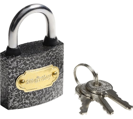 Изображение товара Навесной замок Smartbuy корпус 32х30 мм, дужка d5 мм, 3 ключа SBT-LK-3230