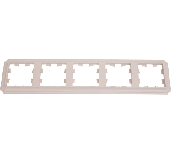 Изображение товара 5-постовая, универсальная рамка Systeme Electric Atlasdesign antique песочный ATN101205