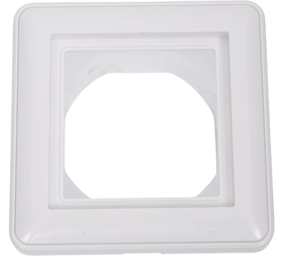 Изображение товара 1-ая рамка Systeme Electric Wessen 59 aqua белый ip44 KD-1B-18
