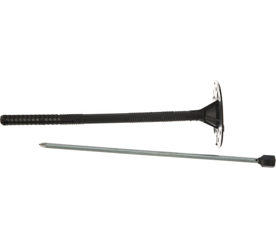 Изображение товара Дюбель для теплоизоляции с оц.гвоздем и термоголовкой INTERFIX 10х200, 250 шт 28984