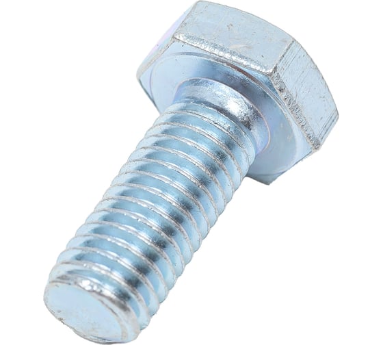 Изображение товара Болт STEELREX DIN 933, класс прочности 5,8, цинк, М10x25 мм, 35 шт. 0211010025B400003532
