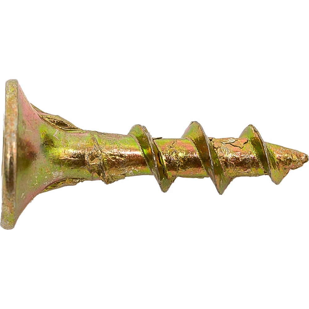 Изображение товара Саморез для ГКЛ STEELREX крупная резьба, жёлтый цинк, 3,5x16 мм, 500 шт. 0105035016B400050032