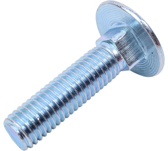 Изображение товара Мебельный болт STEELREX DIN 603, цинк, М10x40 мм, 20 шт. 0213010040B400002032