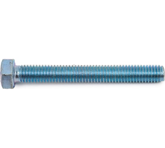 Изображение товара Болт STEELREX DIN 933, класс прочности 5,8, цинк, М5x40 мм, 50 шт. 0211005040B500005064