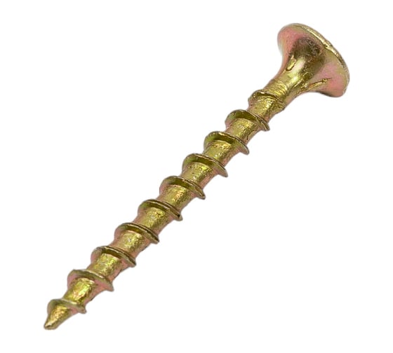 Изображение товара Саморез для ГКЛ STEELREX крупная резьба, жёлтый цинк, 3,5x35 мм, 250 шт. 0105035035B400025032