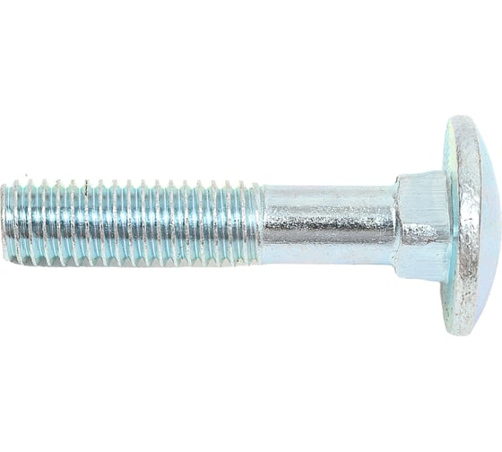 Изображение товара Мебельный болт STEELREX DIN 603, цинк, М8x40 мм, 30 шт. 0213008040B400003032