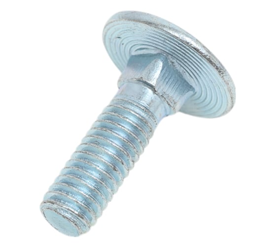 Изображение товара Мебельный болт STEELREX DIN 603, цинк, М6x20 мм, 100 шт. 0213006020B400010032