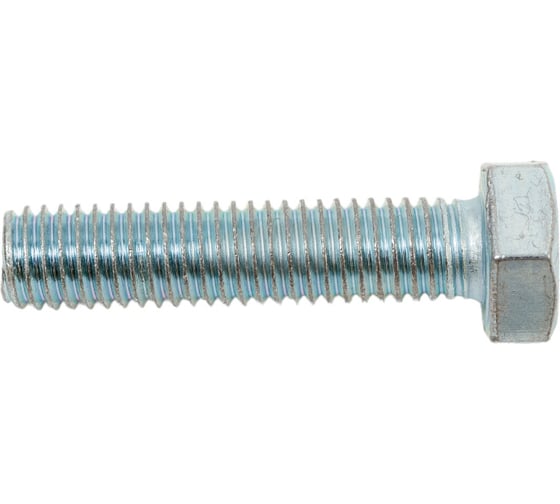 Изображение товара Болт STEELREX DIN 933, класс прочности 5,8, цинк, М8x35 мм, 45 шт. 0211008035B400004532