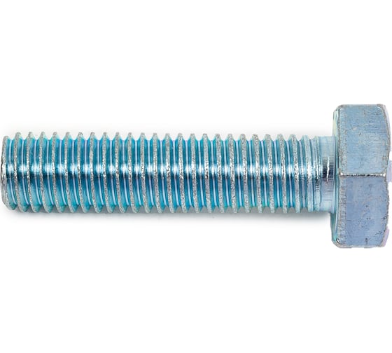 Изображение товара Болт STEELREX DIN 933, класс прочности 5,8, цинк, М10x40 мм, 25 шт. 0211010040B400002532