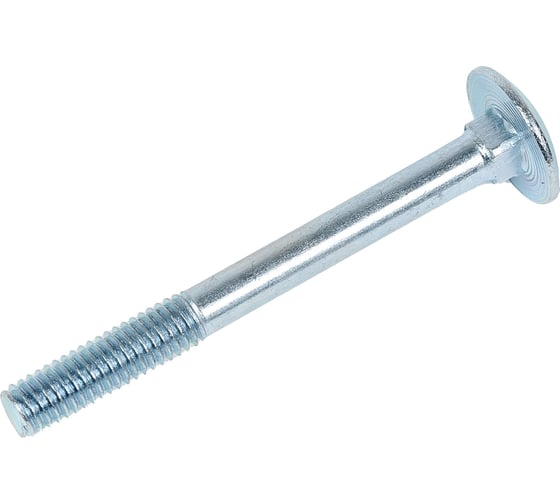 Изображение товара Мебельный болт STEELREX DIN 603, цинк, М6x60 мм, 35 шт. 0213006060B400003532