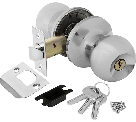 Изображение товара Ручка защелка AJAX 6082 CP-E кл./фик. хром 39527