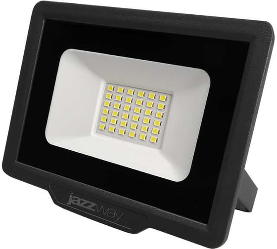 Изображение товара Светодиодный прожектор Jazzway PFL- C3 30Вт (compact) 6500K IP65 закаленное прозрачное стекло 5023567A