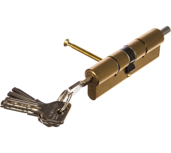 Изображение товара Цилиндровый механизм под вертушку CISA ASIX OE302-29.00 90 мм/40+10+40, ЛАТУНЬ 10379