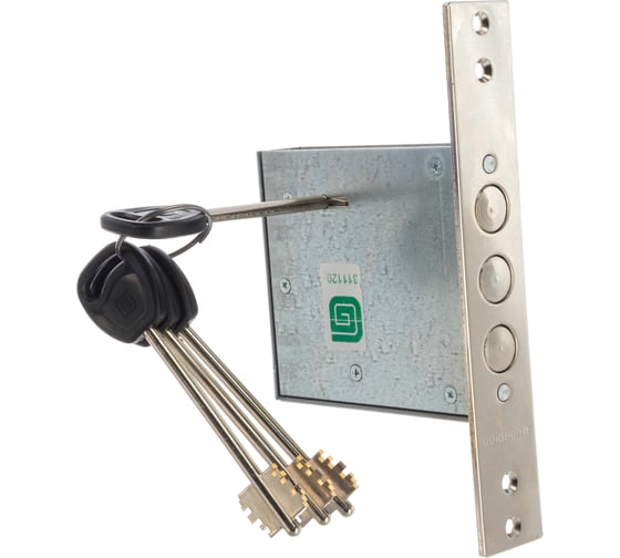 Изображение товара Врезной замок ГАРДИАН 3001-4 ключа дл.кл./ЗК303Н-01/ 21262