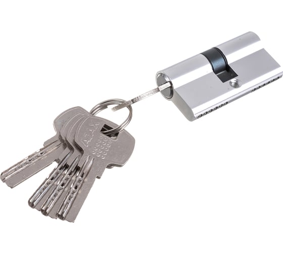 Изображение товара Цилиндровый механизм AJAX AX200/60 mm 25+10+25 CP хром 5 кл. 39853