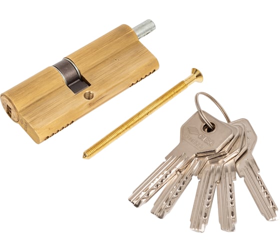 Изображение товара Цилиндровый механизм под вертушку CISA ASIX OE302-19.00 80 мм/30+10+40, ЛАТУНЬ 7285