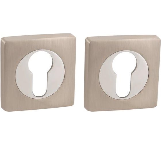 Изображение товара Накладка под цилиндр AJAX ET JK SN/CP-3 матовый никель/хром 41389