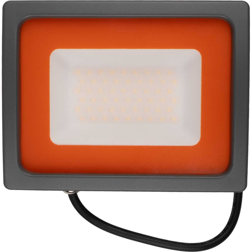 Изображение товара Светодиодный прожектор Jazzway PFL-SC 50Вт 3000К IP65 190-260В закаленное матовое стекло (ТЕПЛЫЙ БЕЛЫЙ СВЕТ) 5010079