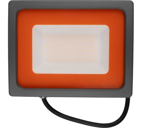 Изображение товара Светодиодный прожектор Jazzway PFL-SC 50Вт 3000К IP65 190-260В закаленное матовое стекло (ТЕПЛЫЙ БЕЛЫЙ СВЕТ) 5010079