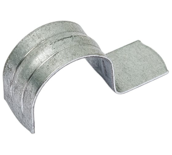 Изображение товара Металлическая однолапковая скоба КрепПак СМО 25-26 для монтажного пистолета, без отверстий, 100 шт. в упаковке 011.1125