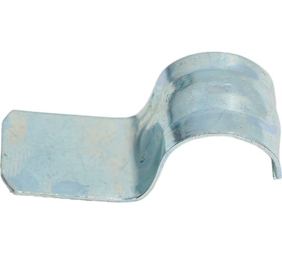 Изображение товара Металлическая однолапковая скоба КрепПак СМО 14-15 для монтажного пистолета, без отверстий, 100 шт. в упаковке 011.1114