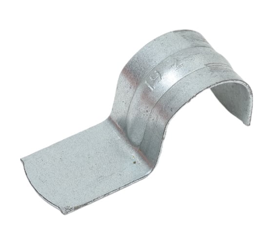 Изображение товара Металлическая однолапковая скоба КрепПак СМО 19-20 для монтажного пистолета, без отверстий, 100 шт. в упаковке 011.1119