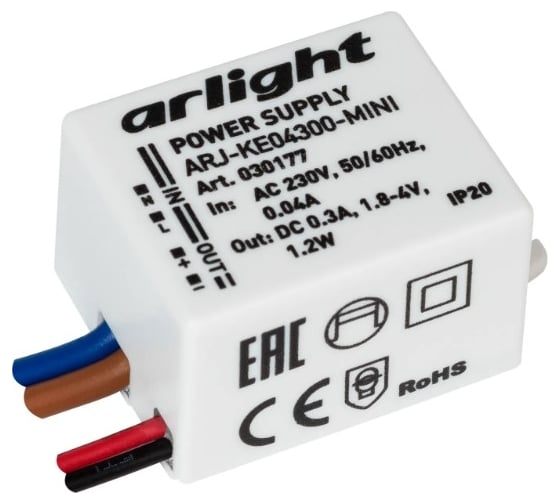 Изображение товара Блок питания Arlight ARJ-KE04300-MINI 1шт 030177