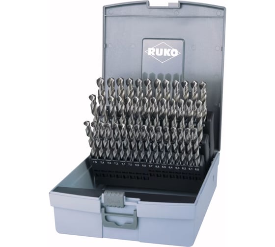 Изображение товара Набор сверл 41 шт, HSS-G, 6-10 мм RUKO 214218RO